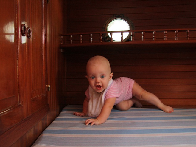 Ouest in bed